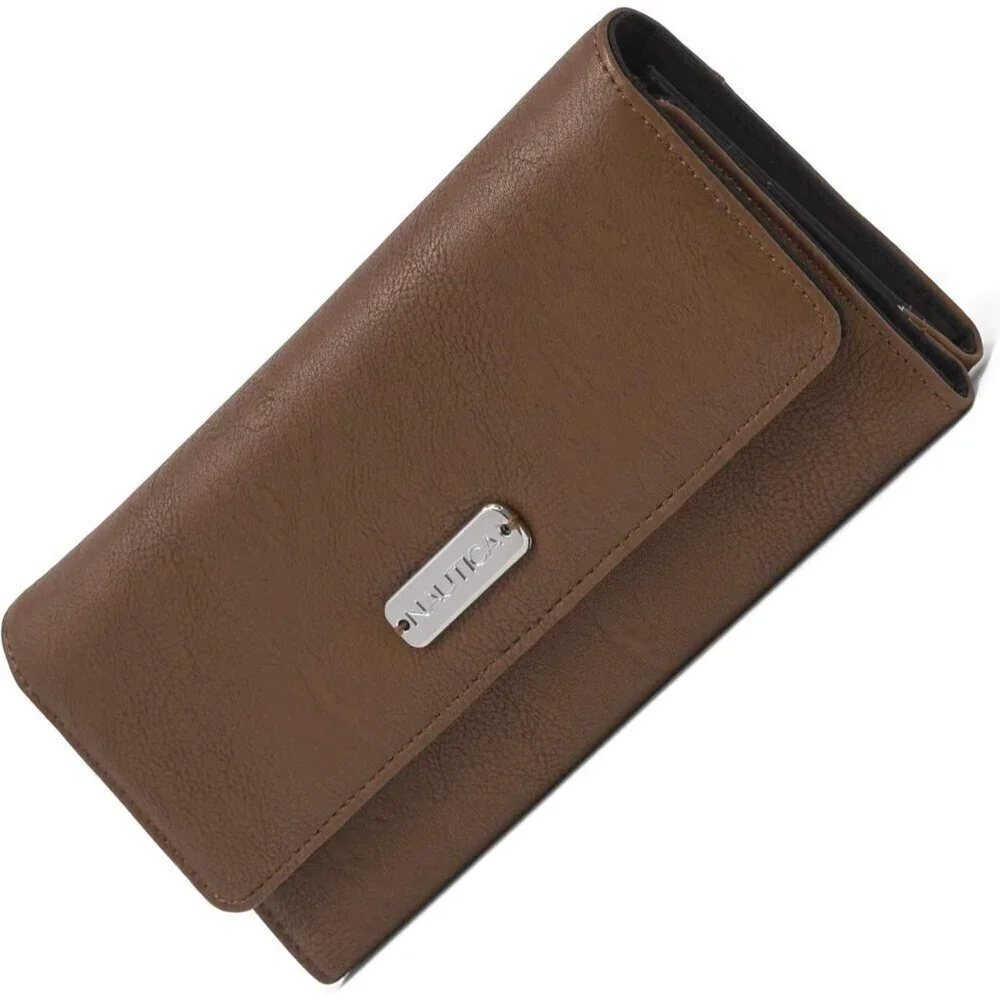 Women's Earth Money Manager RFID Slim Wallet Card Holder with Coin